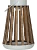 STAR Trading LED-Solar-Laterne "Catania" in Natur - (H)28 cm