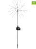 STAR Trading Solarne lampy ogrodowe LED (2 szt.) w kolorze czarnym - wys. 60 cm