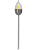 STAR Trading 3er-Set: Edelstahl-LED-Solar-Gartenstecker "Olympus" - (H)40 cm
