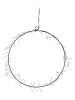 STAR Trading Decoratieve ledhanger "Nike" zwart - Ø 30 cm