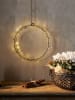 STAR Trading Decoratieve ledhanger "Nike" zwart - Ø 30 cm