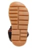 BO-BELL Skórzane sandały w kolorze granatowym