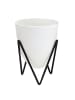 Tomasucci Selbstbewässernder Blumentopf in Weiß - (H)23 x Ø 19 cm