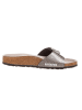 Birkenstock Pantoletten "Madrid Big Buckle" in Silber - Weite S