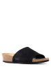 Sunbay Klapki "Juarez" w kolorze czarnym na koturnie
