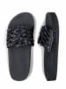 Flip Flop Pantoletten "Pool*Braid" in Schwarz