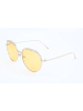Jimmy Choo Damskie okulary przeciwsłoneczne w kolorze srebrno-żółtym