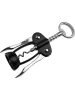 Fackelmann Korkenzieher "Specter" in Schwarz/ Silber - (L)17 cm