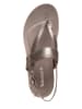 Timberland Skórzane sandały "Malibu Waves" w kolorze srebrnym