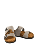 Moosefield Leren slippers grijs