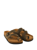 Moosefield Leder-Zehentrenner in Khaki