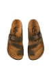 Moosefield Leder-Zehentrenner in Khaki
