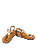 Moosefield Skórzane sandały w kolorze jasnoróżowym