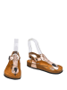 Moosefield Skórzane sandały w kolorze jasnoróżowym