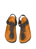 Moosefield Skórzane sandały w kolorze antracytowym