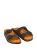Moosefield Leren slippers bruin