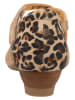 Think! Leren pumps beige