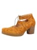 Think! Leren pumps cognackleurig