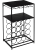 Rétro Chic Wijnrek zwart - (B)45 x (H)70 x (D)35 cm