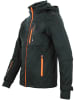 Peak Mountain Softshelljacke in Schwarz/ Orange