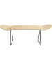 Really Nice Things Bank "Skate" naturel/zwart - (B)79 x (H)30 x (D)20 cm