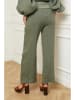 Fleur de Lin Leinen-Hose "Astrid" in Khaki