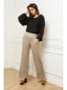 Joséfine Leinen-Hose "Astrid" in Taupe