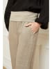 Joséfine Leinen-Hose "Astrid" in Taupe
