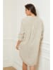 Fleur de Lin Leinen-Kleid "Basta" in Beige