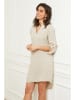 Fleur de Lin Linnen jurk "Basta" beige