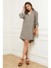 Fleur de Lin Leinen-Kleid "Basta" in Taupe