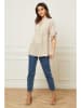 Fleur de Lin Leinen-Bluse "Bjorg" in Beige