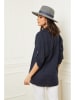 Fleur de Lin Linnen blouse "Bjorg" donkerblauw