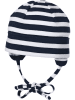 Sterntaler Czapka w kolorze granatowo-białym