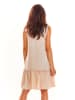 Awama Kleid in Beige