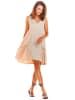 Awama Kleid in Beige