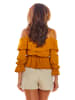 Awama Bluse in Kamel