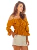 Awama Bluse in Kamel