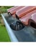 Garden Hero 2er-Set: Dachrinnenverschlüsse in Schwarz - (H)14,5 x Ø 13 cm
