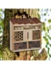 Garden Hero Insectenhotel lichtbruin - (B)30 x (H)30 x (D)9,5 cm