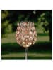 Garden Hero 2er-Set: LED-Solar-Gartenstecker "Kristallblume" mit Farbwechsel - (H)65 cm