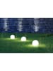 Garden Hero LED-Solar-Gartenstecker in Weiß - Ø 15 cm