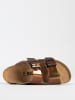 BACKSUN Slippers "Bali" bronskleurig/meerkleurig