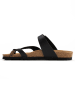 BACKSUN Teenslippers "Barcelone" zwart/bruin