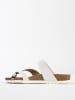 BACKSUN Teenslippers "Barcelone" wit/zwart