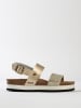 BACKSUN Sandalen "Gaias" in Gold