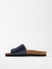 BACKSUN Slippers "Djila" donkerblauw