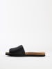 BACKSUN Slippers "Djilo" zwart