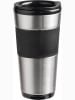 bESTRON Isoleer-koffiemachine "Breakfast Club" zwart/zilverkleurig - 420 ml