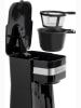 bESTRON Isoleer-koffiemachine "Breakfast Club" zwart/zilverkleurig - 420 ml